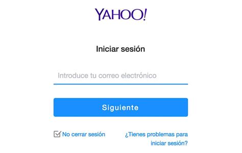 my mail iniciar sesión.